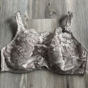 Soma Camisole Underwire Bra Bralette High Neck Lace Black 38D